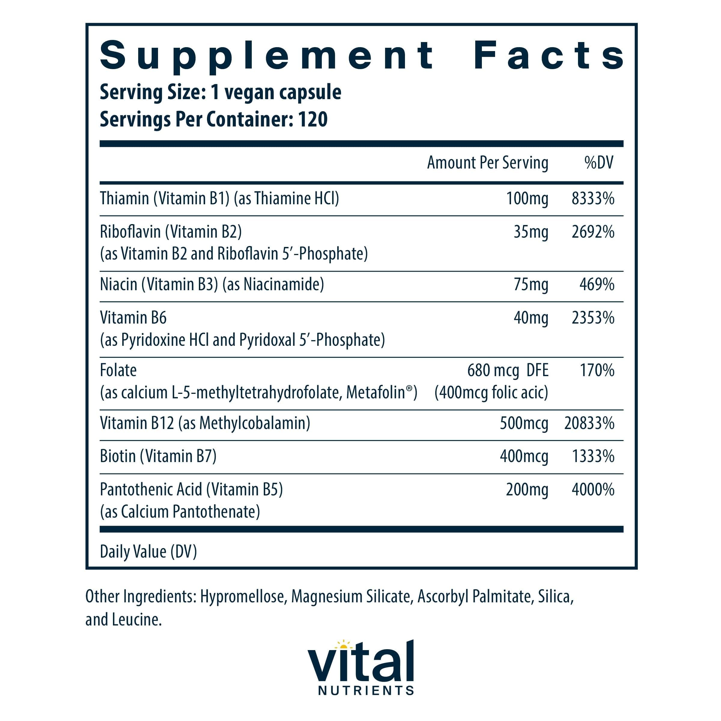 Vital Nutrients primer plano de cápsula vegana mostrando textura y pureza
