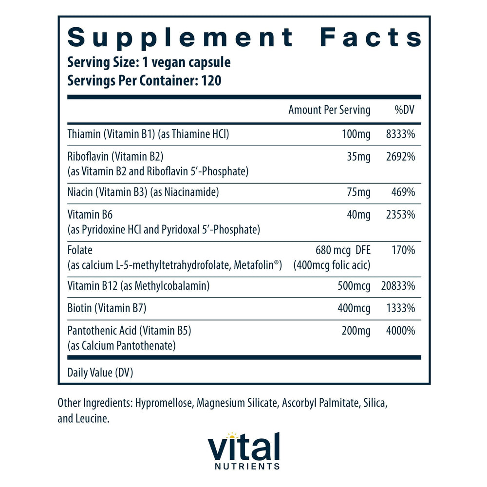 Vital Nutrients primer plano de cápsula vegana mostrando textura y pureza
