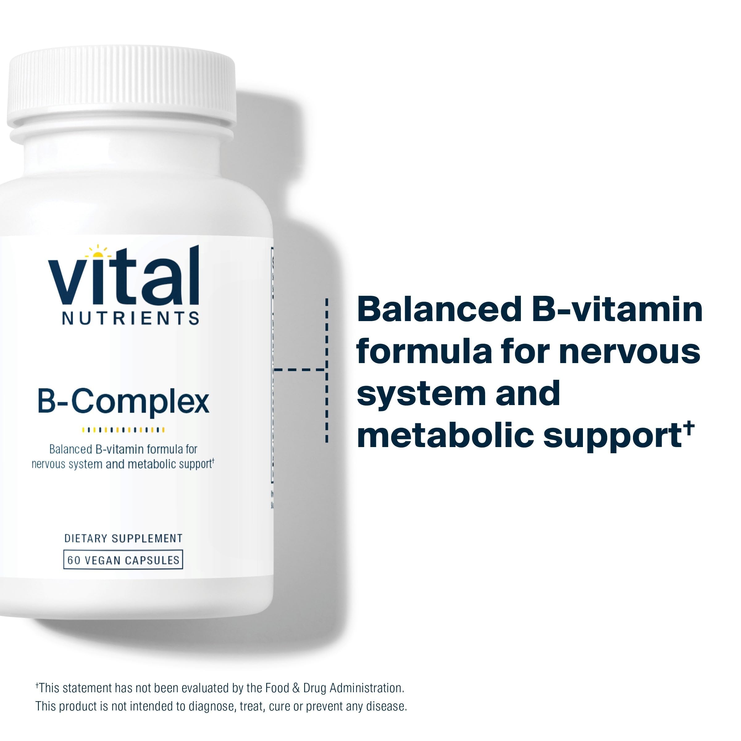 Vital Nutrients caja abierta con cápsulas para ver contenido disponible