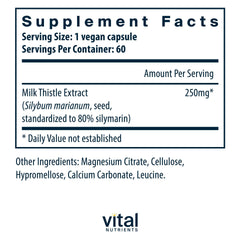 Vital Nutrients primer plano de cápsulas veganas destacando pureza