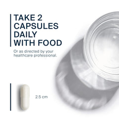 Vital Nutrients cápsulas abiertas junto a comida para mejor absorción