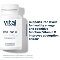 Vital Nutrients comparación de tamaño para visualizar dosis y envase
