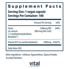 Vital Nutrients primer plano de cápsula con textura y apariencia clara