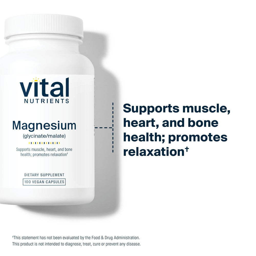 Vital Nutrients detalle de etiqueta con ingredientes y pruebas de calidad