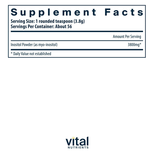Vital Nutrients polvo blanco textura fina de fácil mezcla y absorción