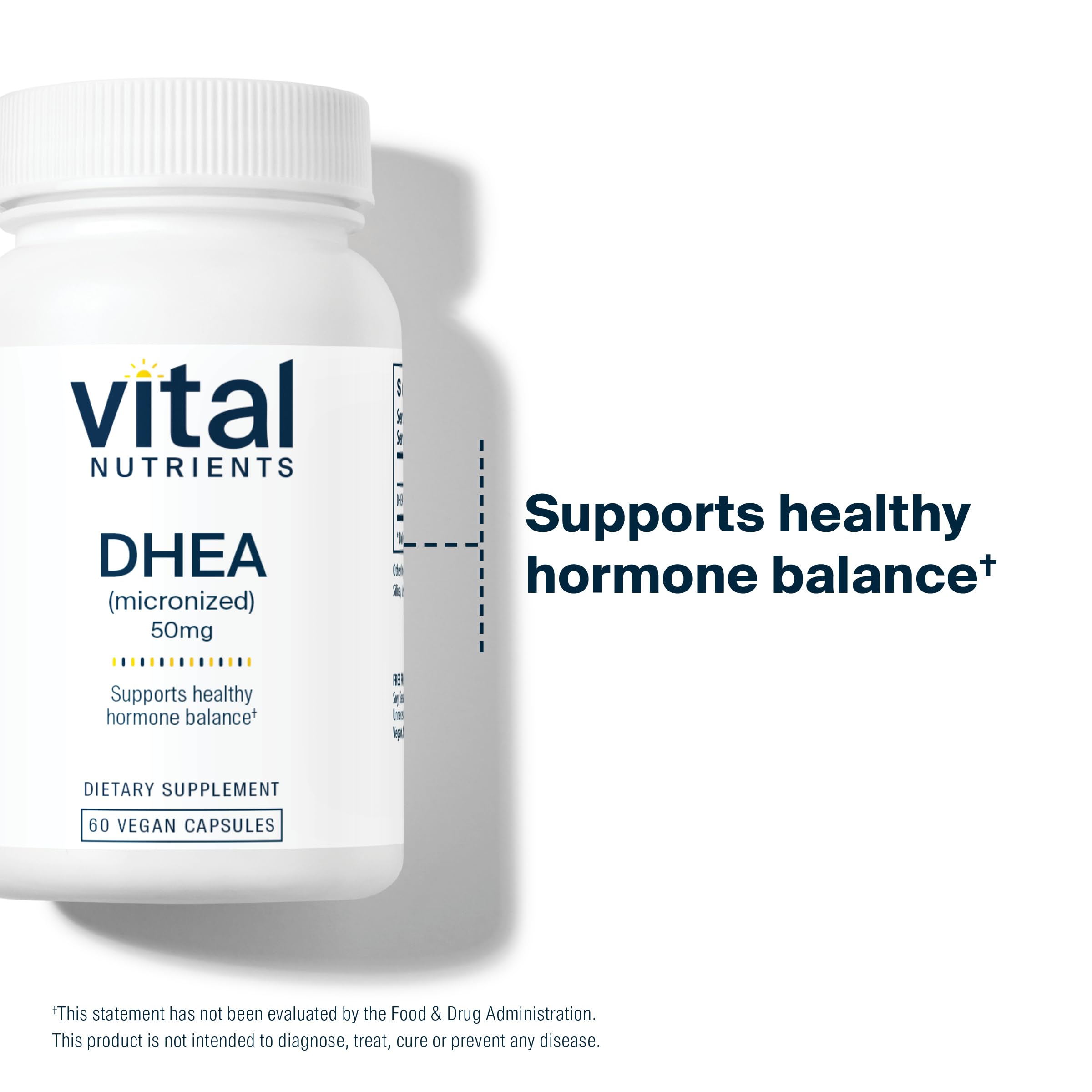 Vital Nutrients frasco en una cocina moderna, integra en rutina saludable