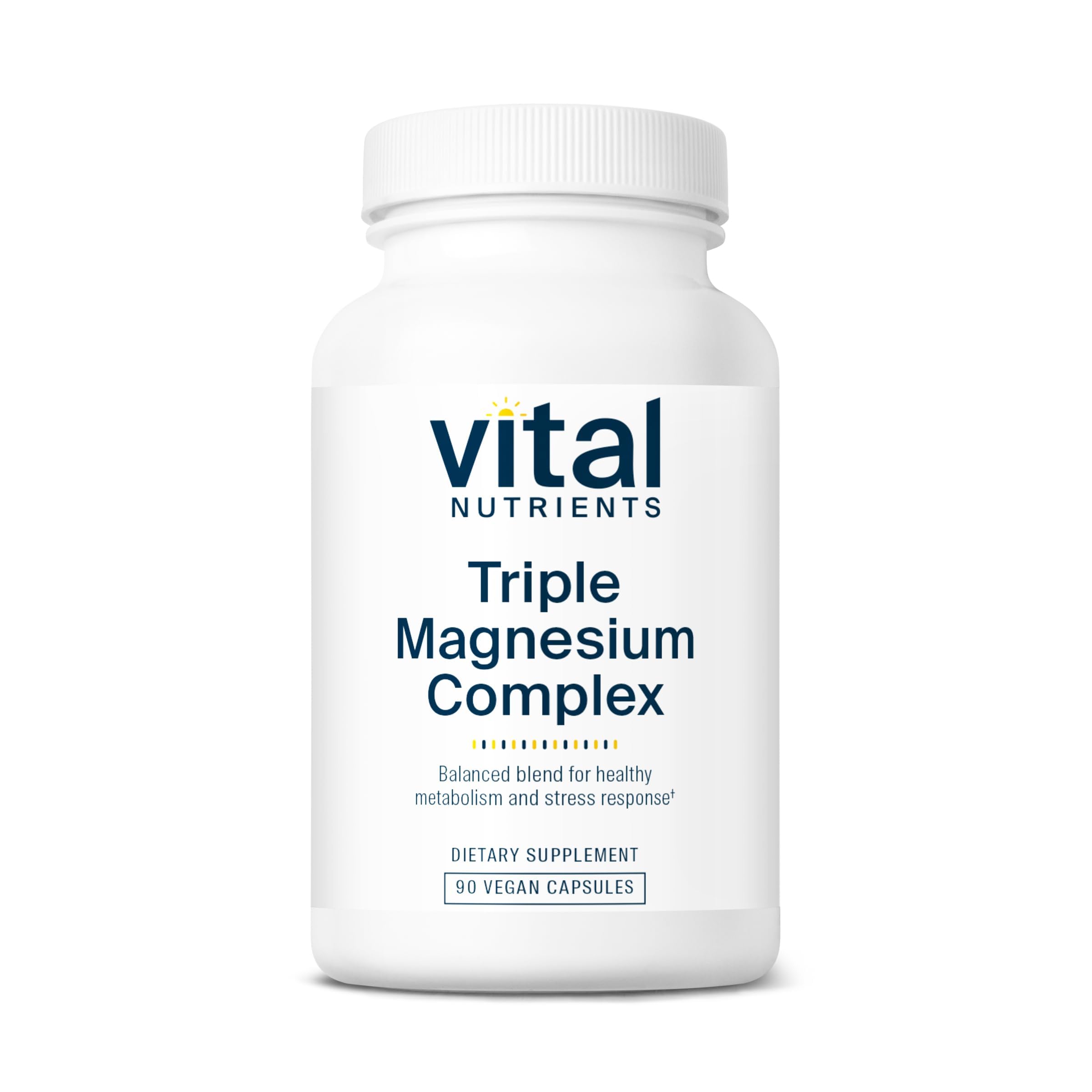 Vital Nutrients envase frontal con cápsulas, muestra confianza y pureza
