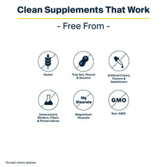 Vital Nutrients comparación de tamaño y porción práctica