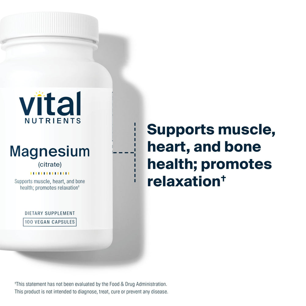 Vital Nutrients etiqueta con información nutricional y certificaciones visibles