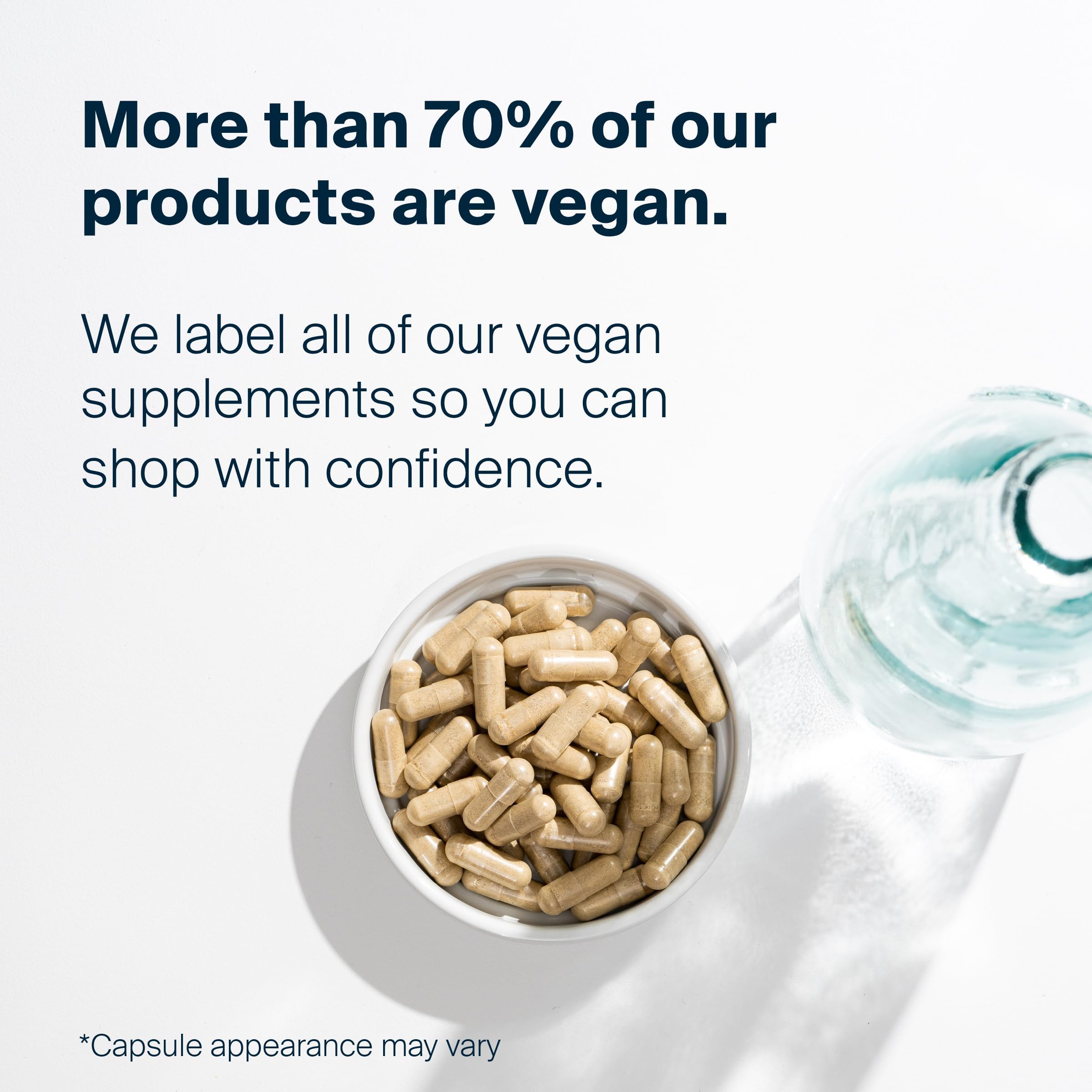 Vital Nutrients etiqueta de ingredientes para transparencia y calidad