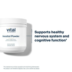 Vital Nutrients etiqueta con información clara y pruebas de pureza