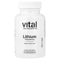Vital Nutrients frasco frontal con etiqueta clara y beneficios visibles