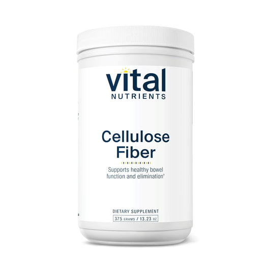 Vital Nutrients frasco frontal del producto mostrando diseño limpio y confianza