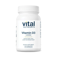 Vital Nutrients frente del empaque mostrando 90 cápsulas y beneficios