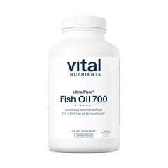 Vital Nutrients frente del empaque que muestra dosis y beneficios claros