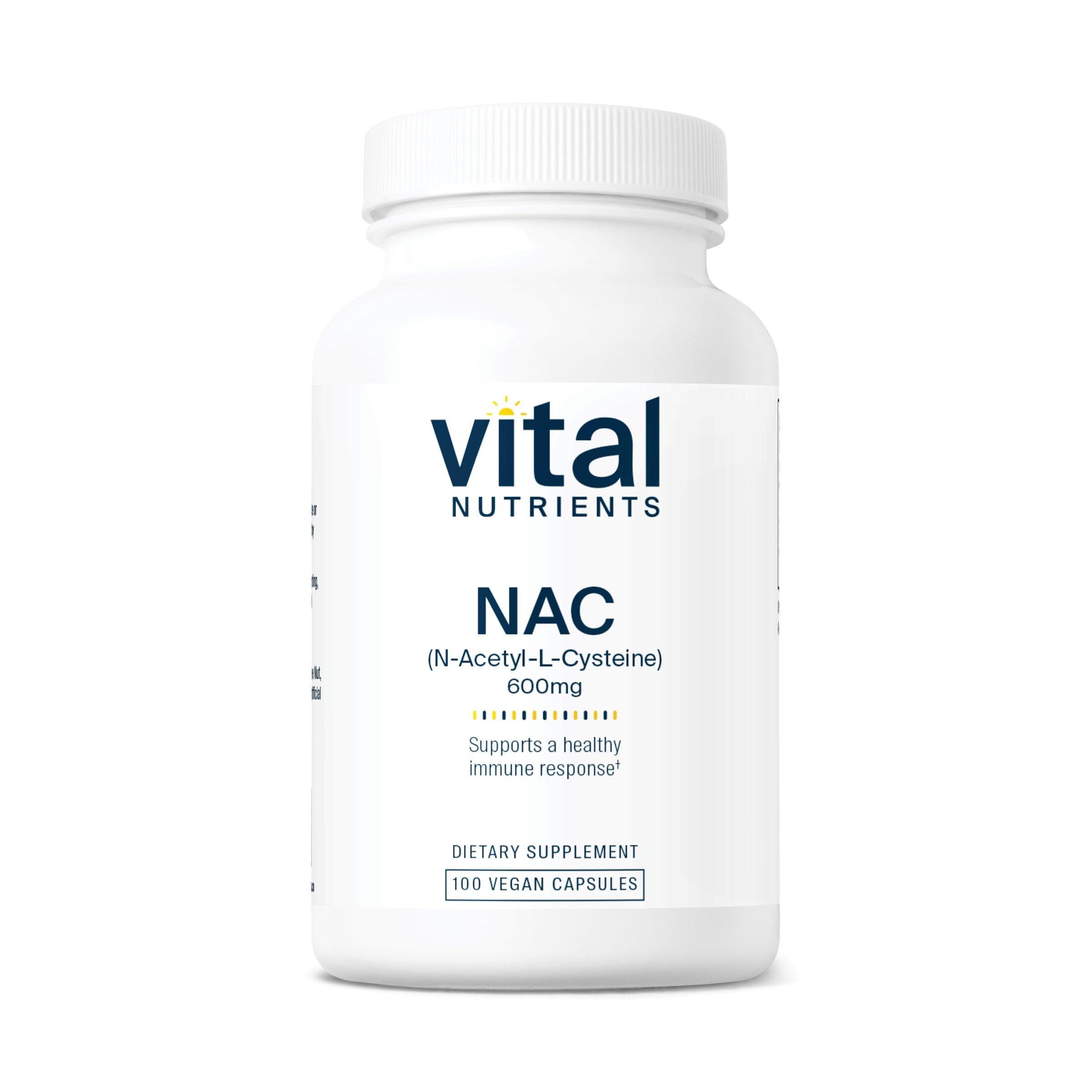 Vital Nutrients frasco frontal mostrando diseño y dosis clara