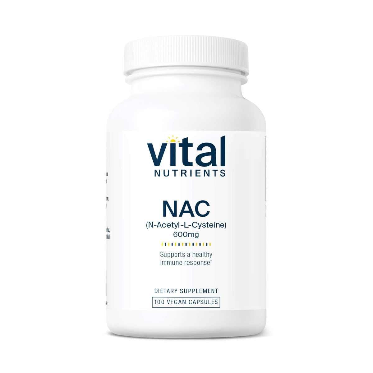 Vital Nutrients frasco frontal mostrando diseño y dosis clara