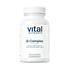 Vital Nutrients frasco frontal con etiqueta clara y beneficios visibles