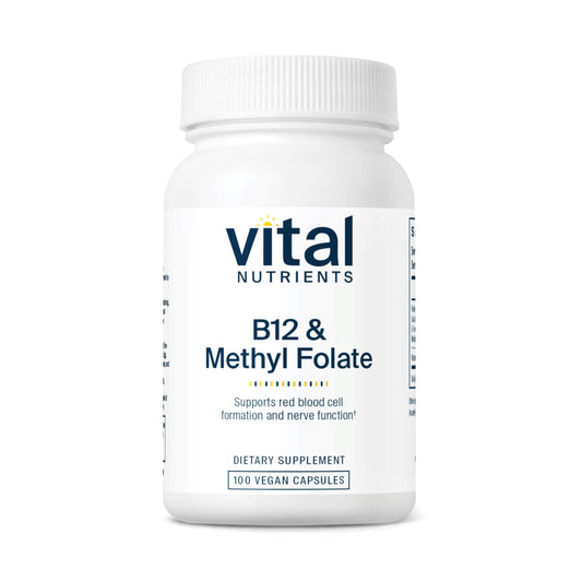 Vital Nutrients frente del envase mostrando etiqueta y beneficios visibles