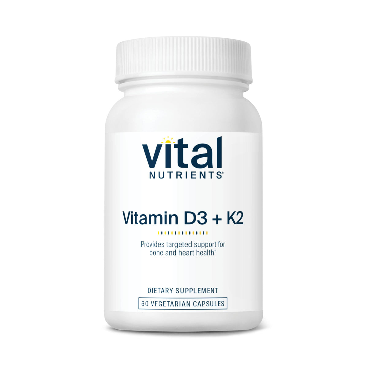Vital Nutrients vista frontal del envase que transmite confianza y calidad