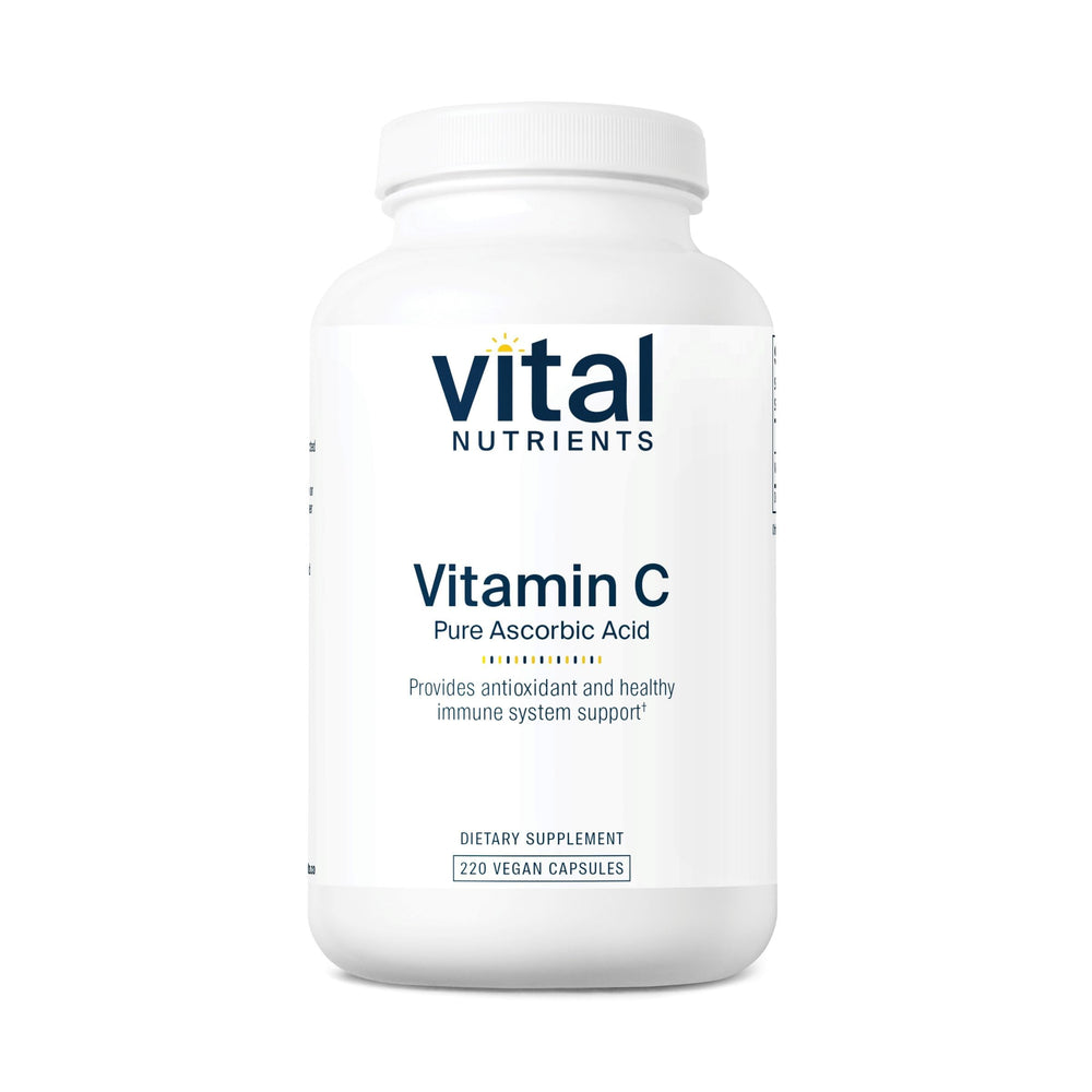Vital Nutrients envase frontal mostrando 220 cápsulas y pureza