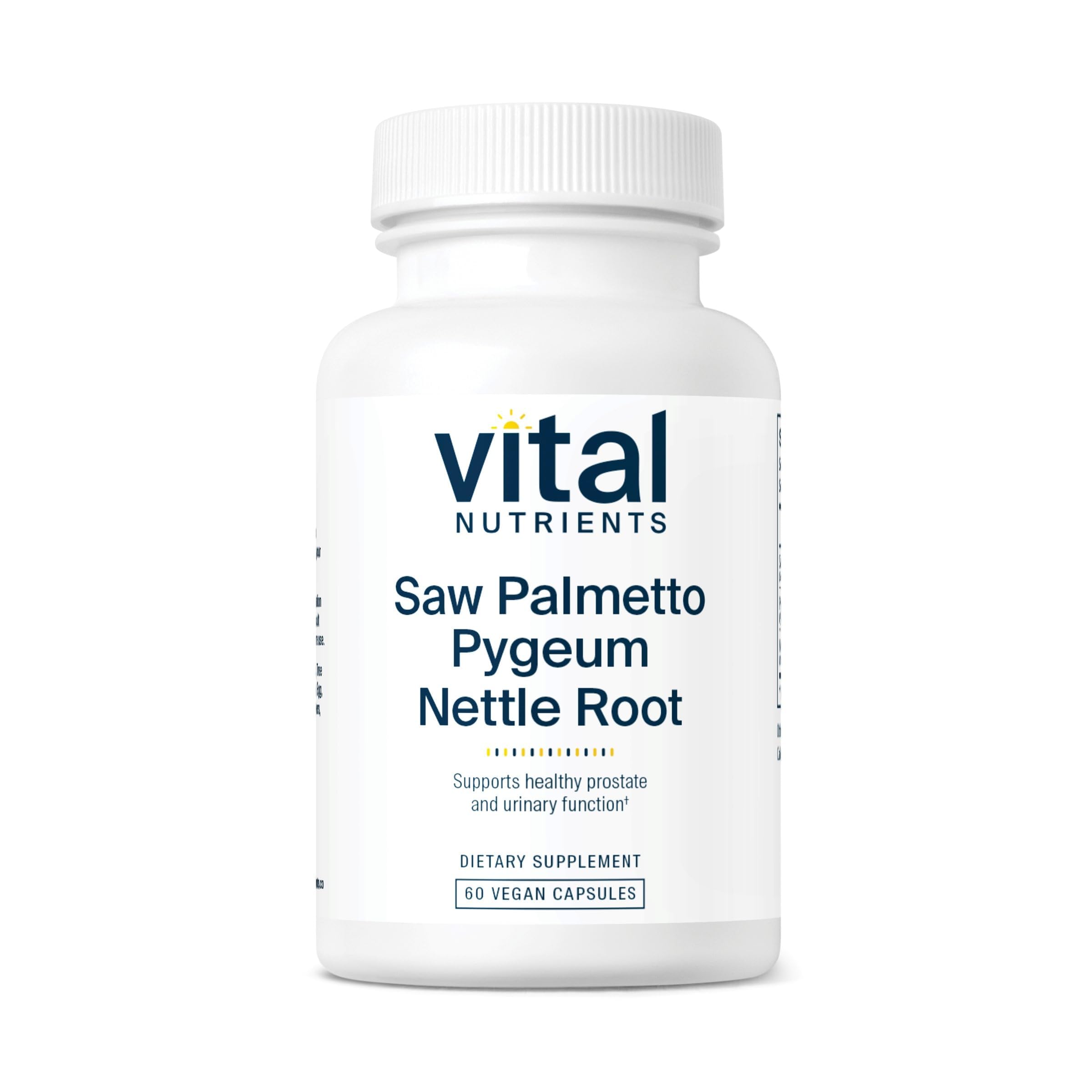 Vital Nutrients frasco frontal mostrando etiqueta clara y beneficios