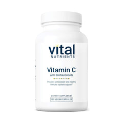 Vital Nutrients frasco frontal mostrando la marca y claridad del envase, beneficio confianza