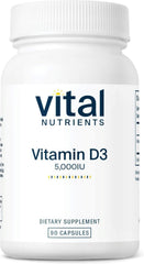 Vital Nutrients frasco frontal mostrando 90 cápsulas y etiqueta clara