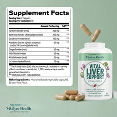 VITAL NUTRITIVE estilo de vida con producto junto a frutas, imagen de bienestar