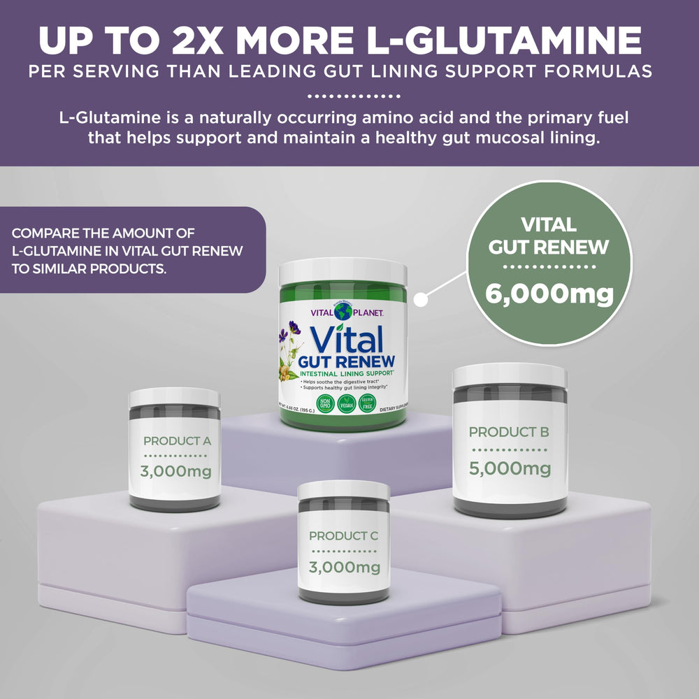 Vital Planet etiqueta con lista de ingredientes y certificaciones visibles