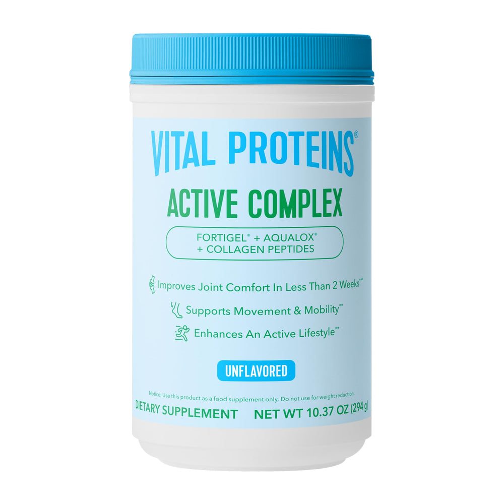 Vital Proteins frasco frontal mostrando la marca y beneficio de movilidad