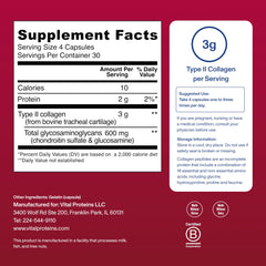 Vital Proteins lista de ingredientes y beneficios visibles en etiqueta