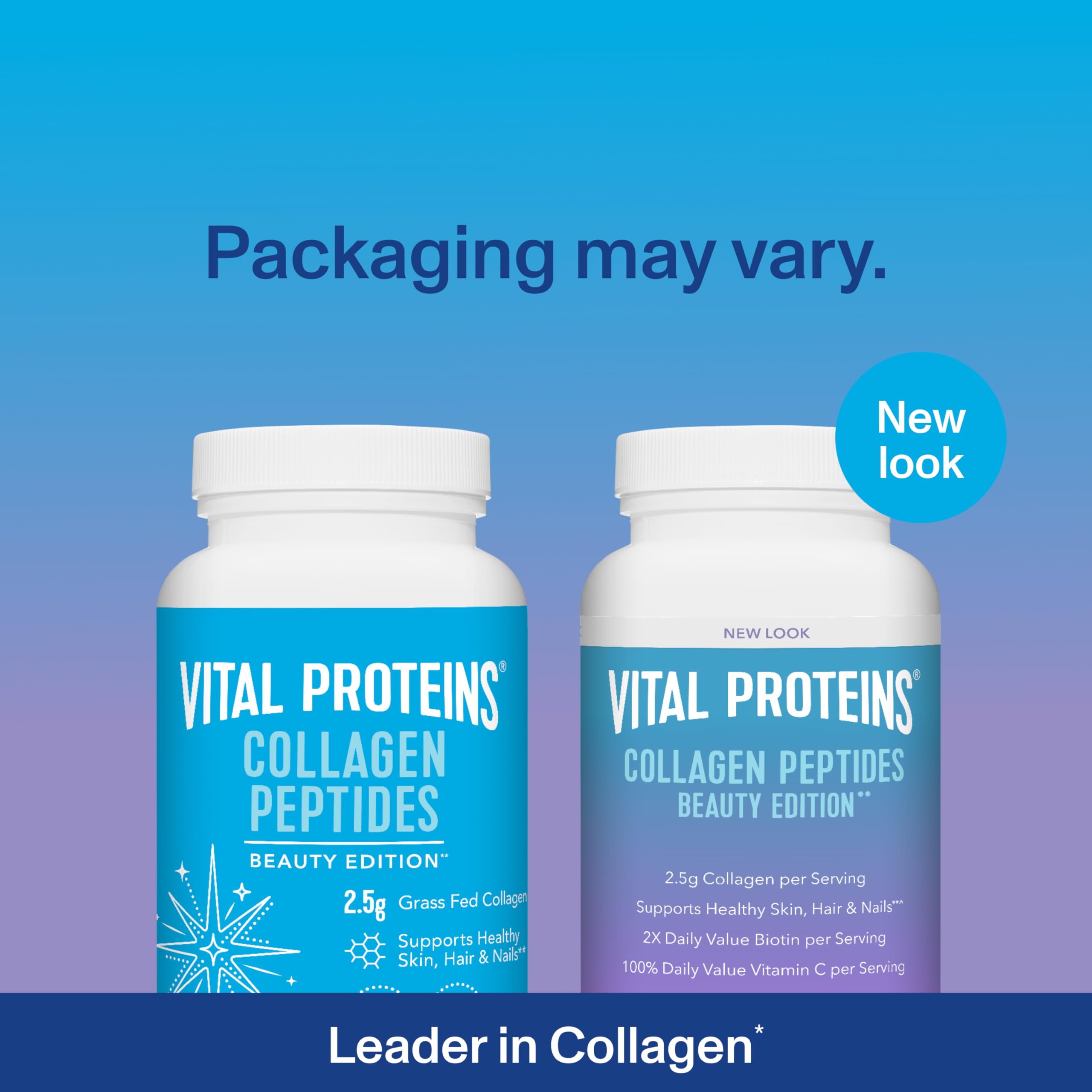 Vital Proteins detalle de cápsulas apiladas resaltando absorción fácil
