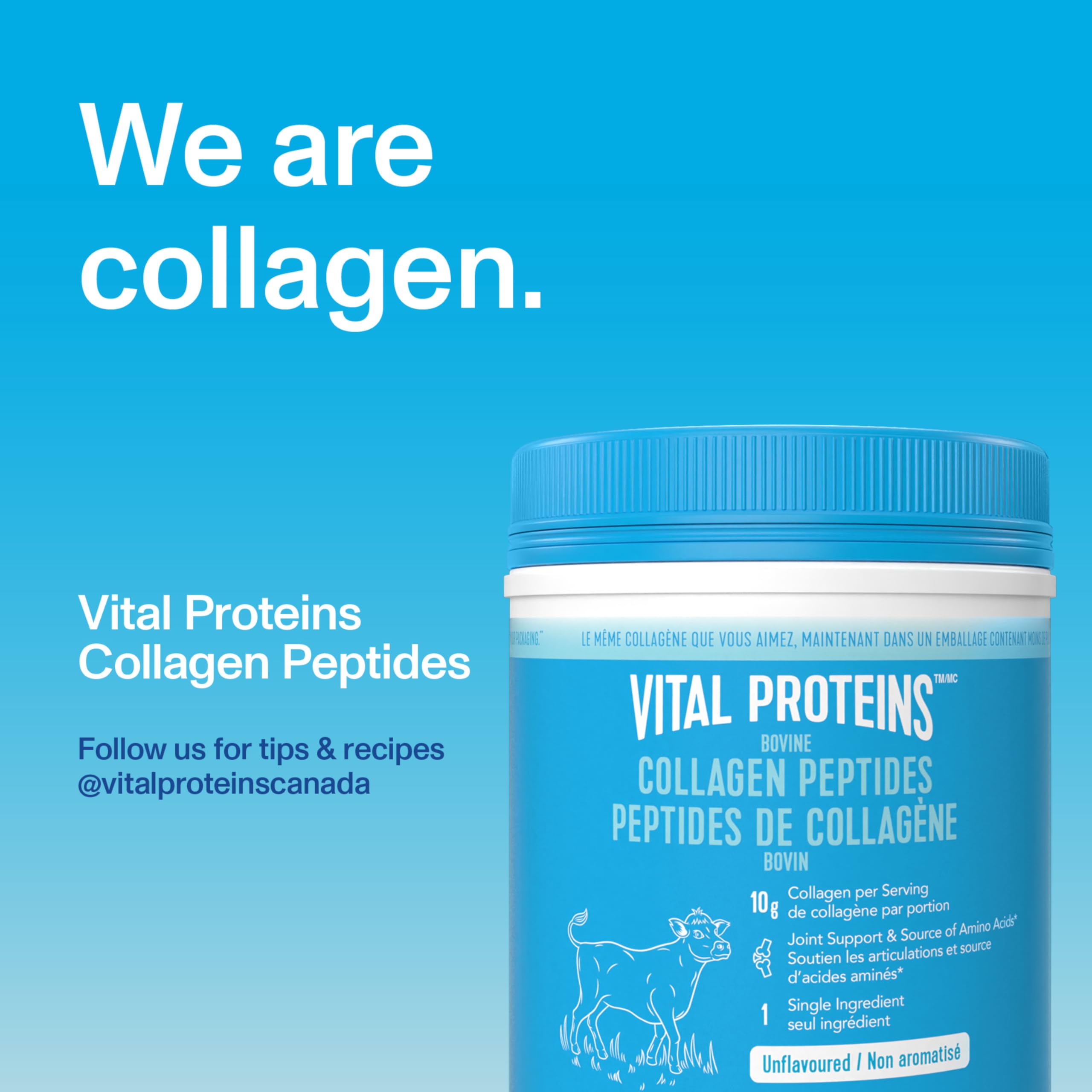 Vital Proteins añadido en batido verde, aporta proteína sin alterar sabor