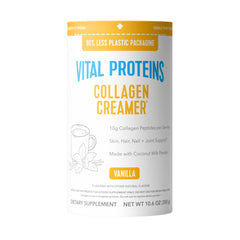 Vital Proteins envase delantero vainilla, presentación clara y beneficios prácticos