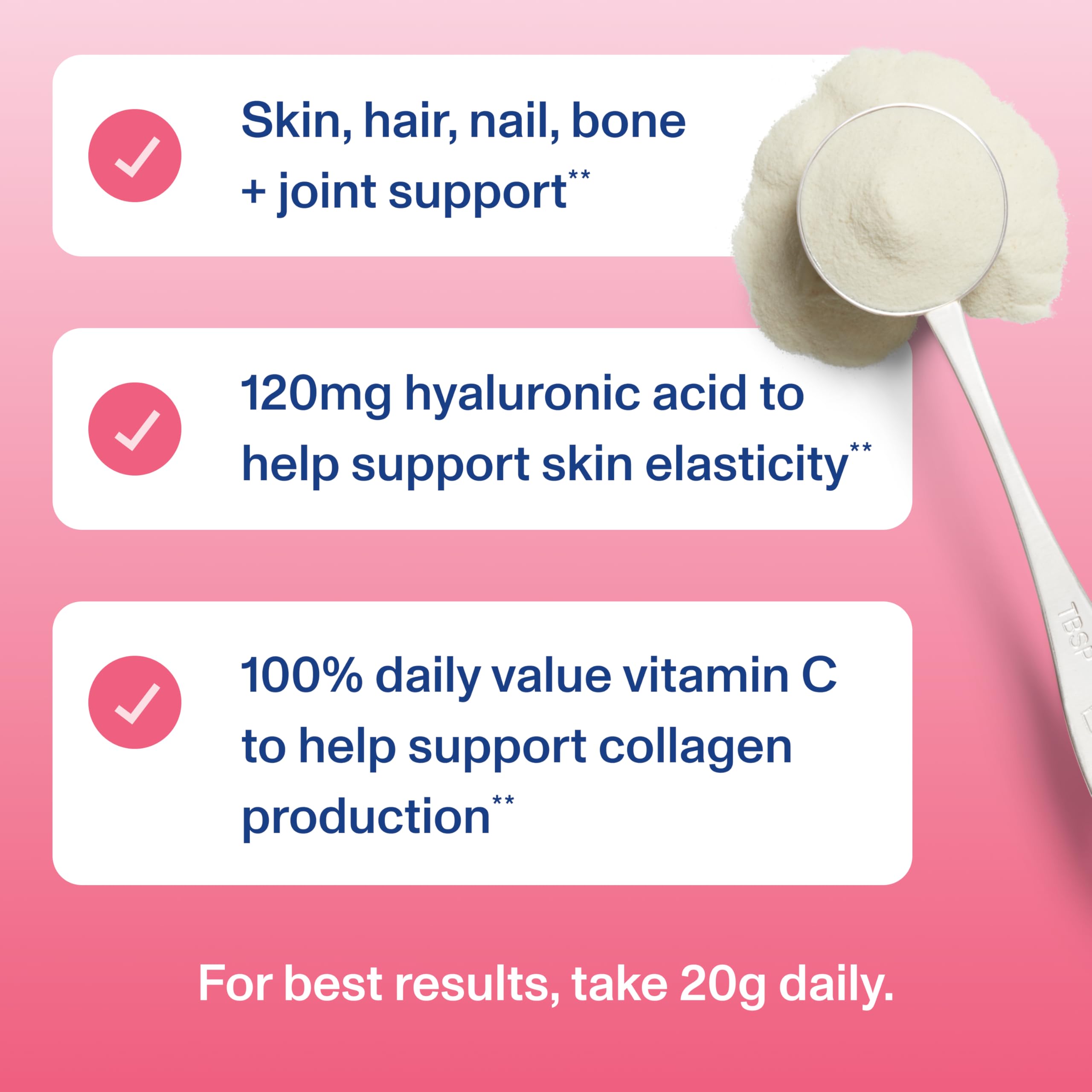 Vital Proteins etiqueta con lista de ingredientes y certificados