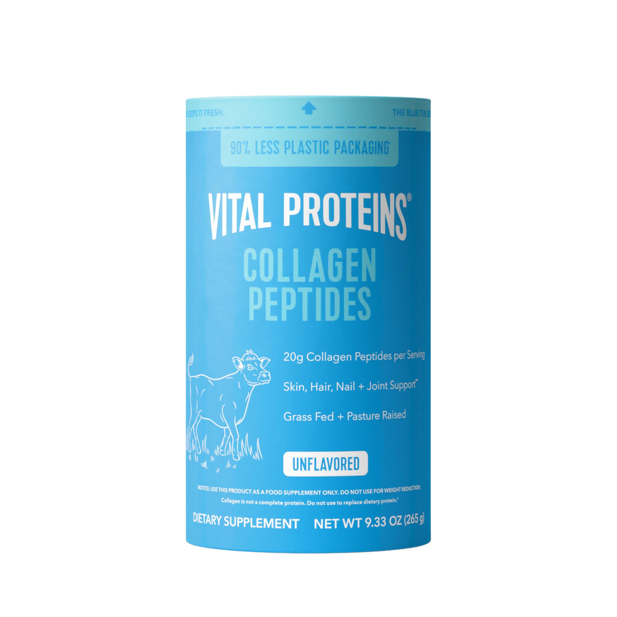 Vital Proteins frente del envase mostrando presentación y formato