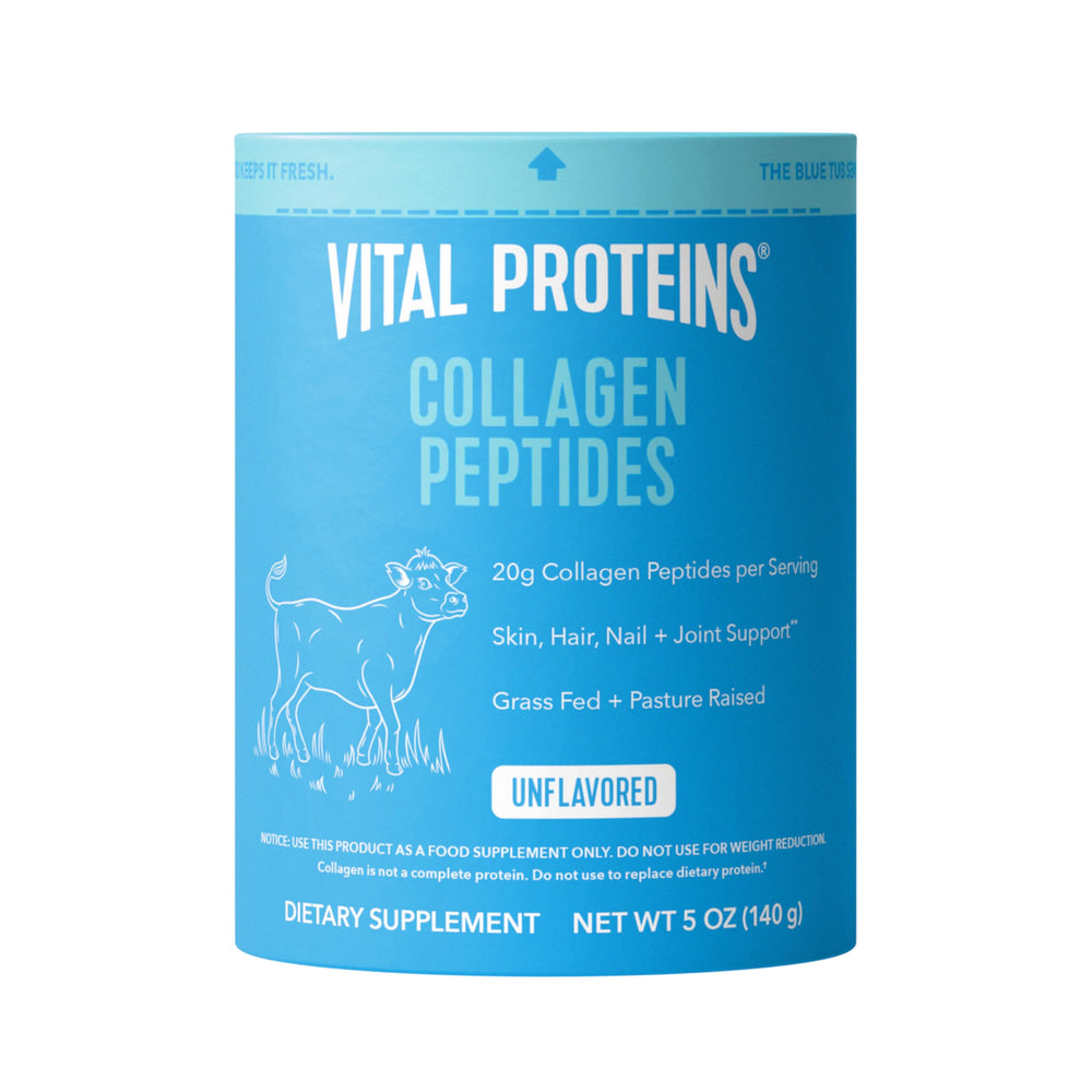 Vital Proteins envase frontal mostrando tamaño 5 oz y beneficios