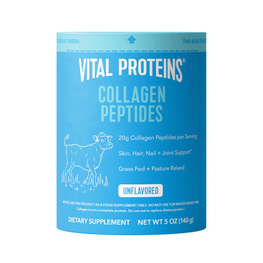 Vital Proteins envase frontal mostrando tamaño 5 oz y beneficios