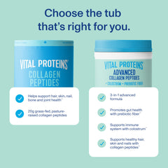 Vital Proteins cucharada de polvo lista para añadir a bebidas