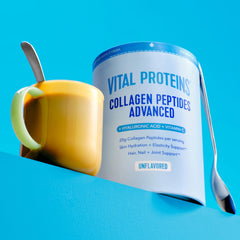 Vital Proteins textura del polvo fino para mezcla rápida y sin grumos