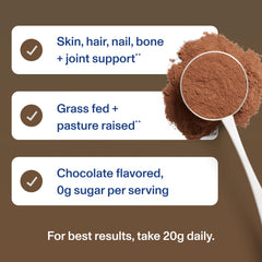 Vital Proteins añadido a avena caliente para desayuno nutritivo y sabroso