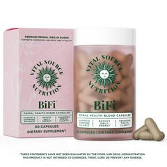 Vital Source Nutrition mujer activa tomando BiFi para energía diaria