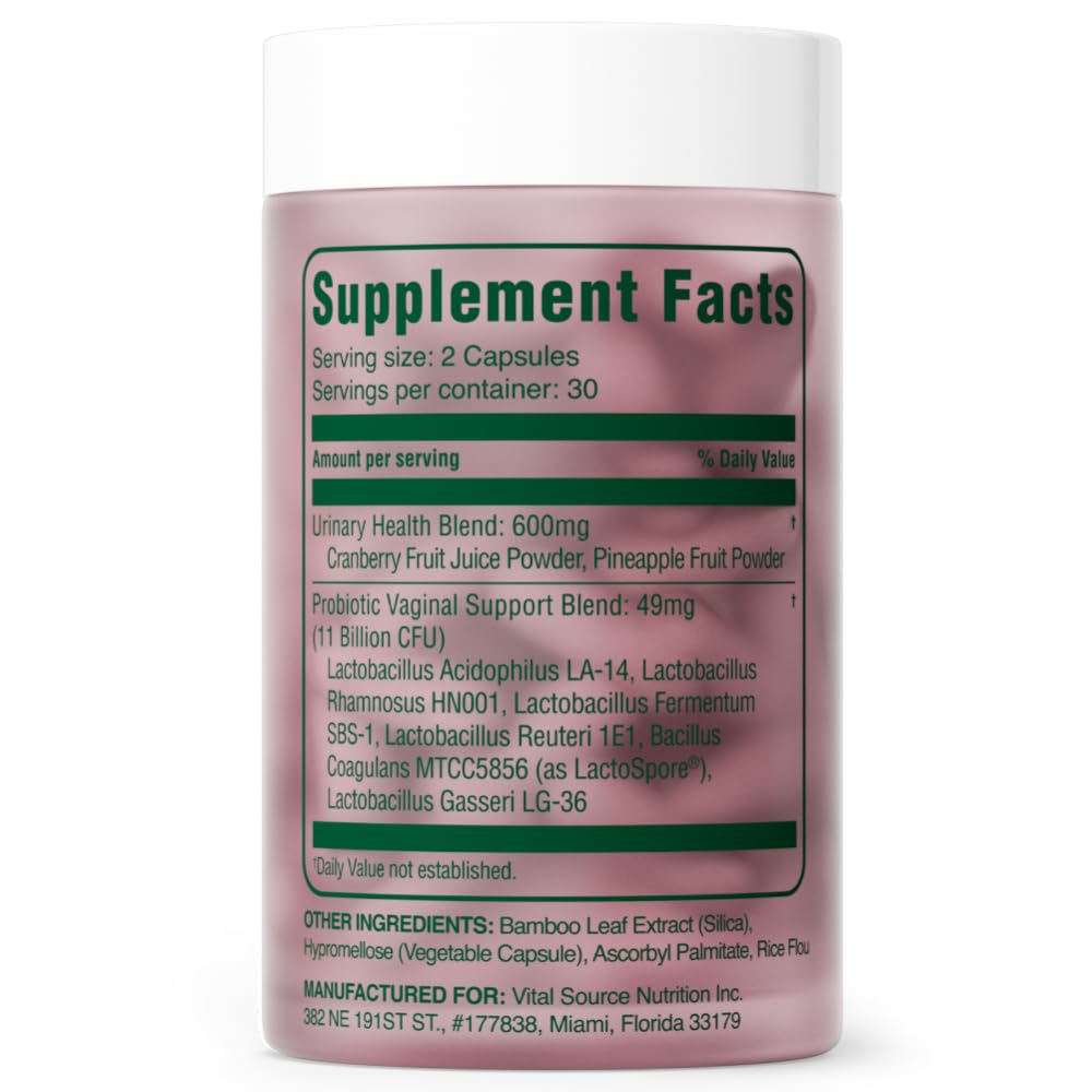 Vital Source Nutrition cápsula junto a mano para mostrar tamaño y facilidad de uso