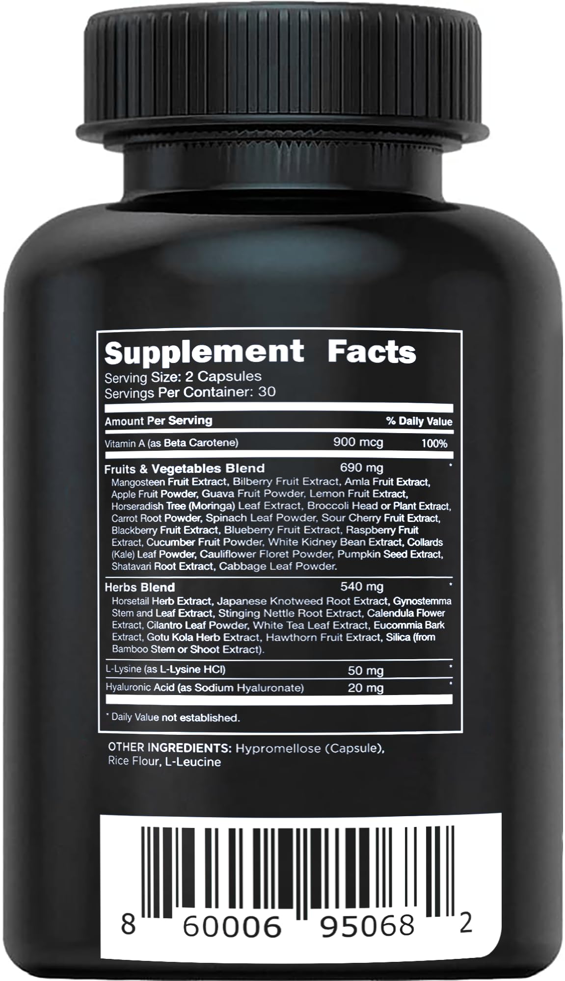 Vital Vitamins producto en ambiente sostenible y ecoconsciente