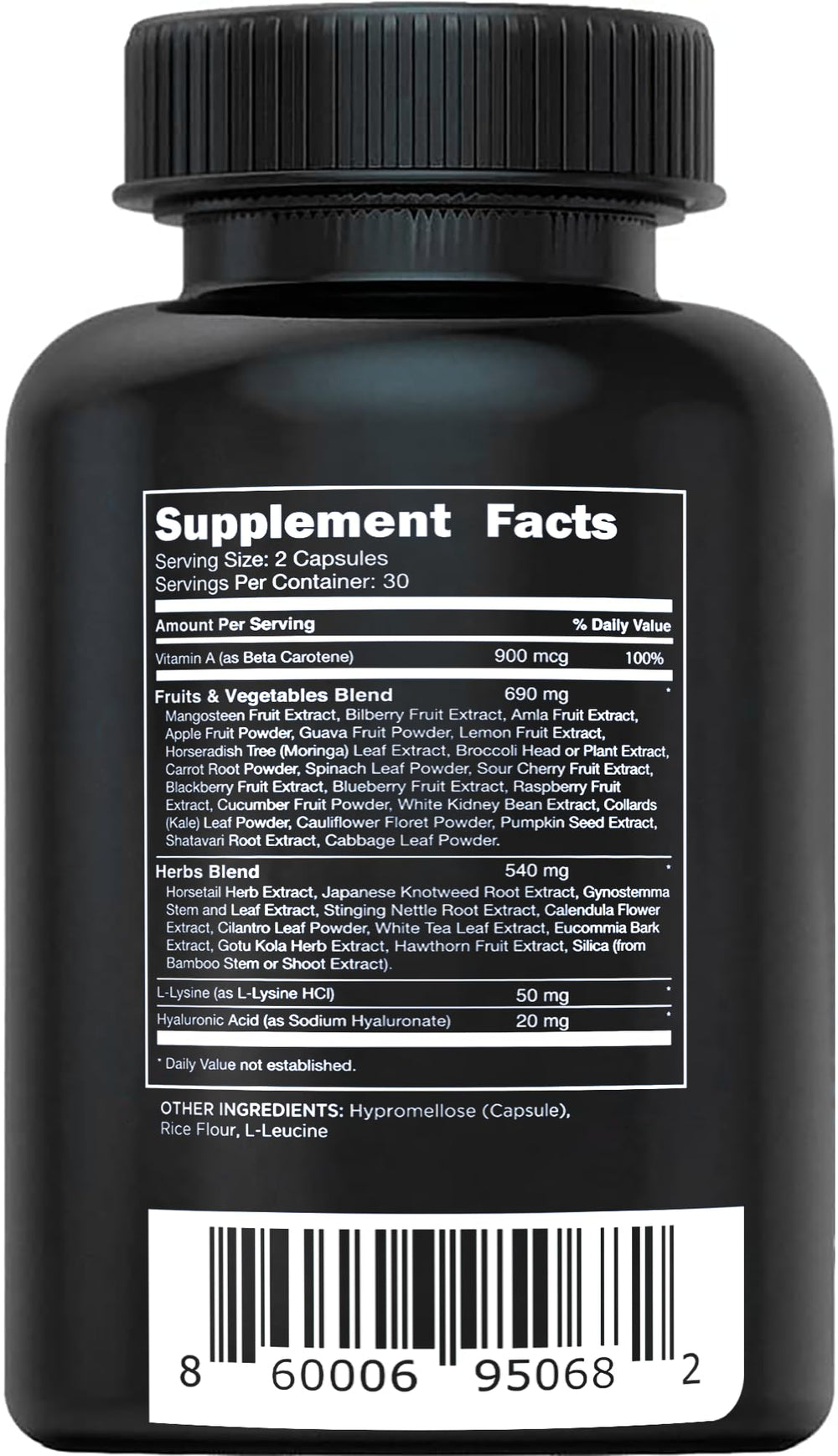 Vital Vitamins producto en ambiente sostenible y ecoconsciente