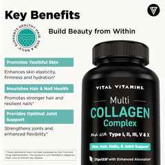 Vital Vitamins cápsula en mano para ver tamaño y portabilidad