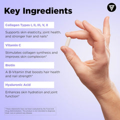 Vital Vitamins cápsulas dispuestas en superficie para control de porción