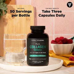 Vital Vitamins cápsulas frente a un polvo para comparar conveniencia