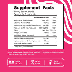 Vital Vitamins comparación de tamaño para entender la dosis